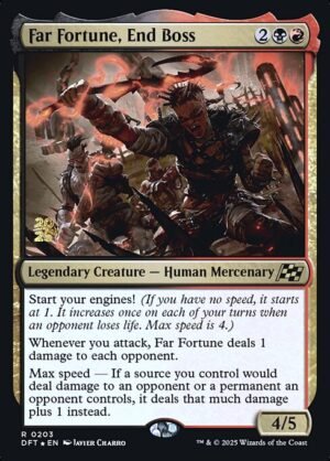 Far Fortune, End Boss - Foil<br /><span class="collector-number">Collector No. 203s</span>