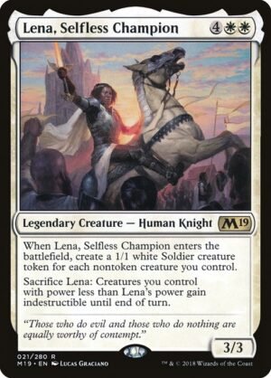 Lena, Selfless Champion<br /><span class="collector-number">Collector No. 21</span>