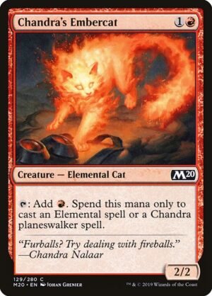 Chandra's Embercat<br /><span class="collector-number">Collector No. 129</span>
