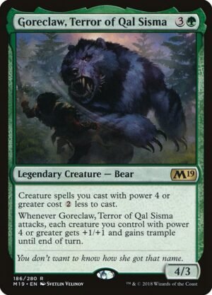 Goreclaw, Terror of Qal Sisma<br /><span class="collector-number">Collector No. 186</span>