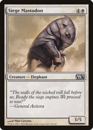 Siege Mastodon<br /><span class="collector-number">Collector No. 34</span>