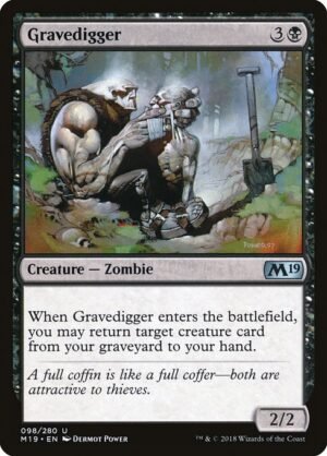 Gravedigger<br /><span class="collector-number">Collector No. 98</span>