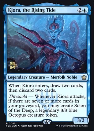 Kiora, the Rising Tide - Foil<br /><span class="collector-number">Collector No. 45s</span>