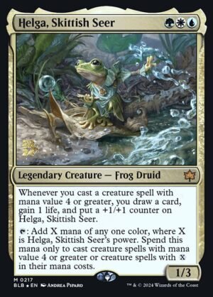Helga, Skittish Seer - Foil<br /><span class="collector-number">Collector No. 217s</span>