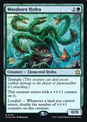 Mossborn Hydra - Foil<br /><span class="collector-number">Collector No. 107s</span>