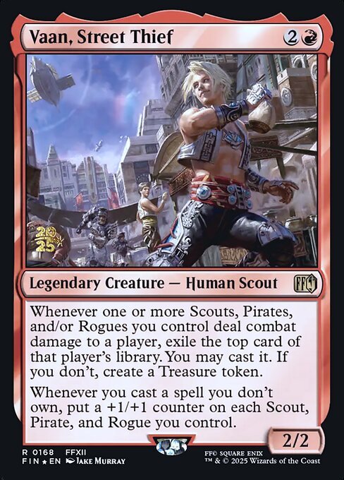 Vaan, Street Thief - Foil<br /><span class="collector-number">Collector No. 168s</span>