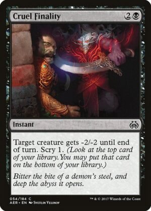 Cruel Finality<br /><span class="collector-number">Collector No. 54</span>