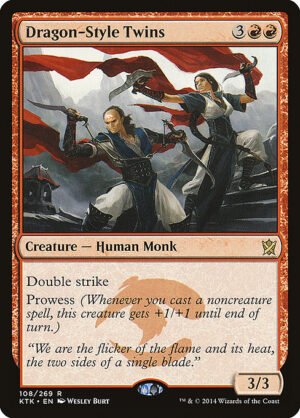 Dragon-Style Twins<br /><span class="collector-number">Collector No. 108</span>