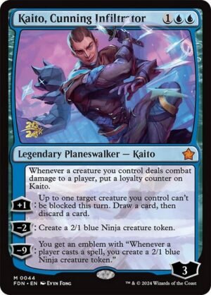 Kaito, Cunning Infiltrator - Foil<br /><span class="collector-number">Collector No. 44s</span>