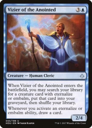 Vizier of the Anointed<br /><span class="collector-number">Collector No. 55</span>
