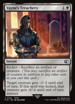 Vayne's Treachery - Foil<br /><span class="collector-number">Collector No. 124</span>