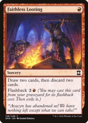 Faithless Looting<br /><span class="collector-number">Collector No. 128</span>