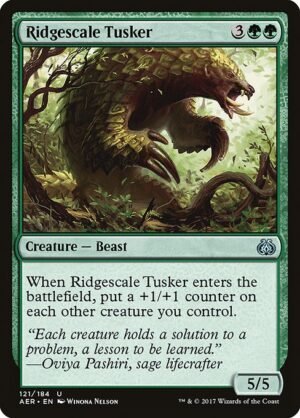 Ridgescale Tusker<br /><span class="collector-number">Collector No. 121</span>