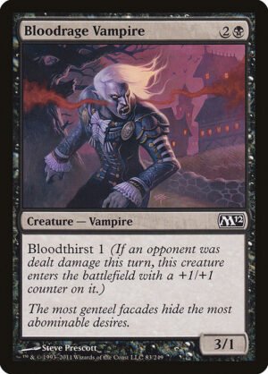 Bloodrage Vampire<br /><span class="collector-number">Collector No. 83</span>