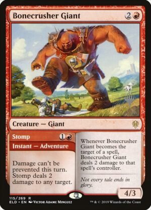 Bonecrusher Giant // Stomp<br /><span class="collector-number">Collector No. 115p</span>