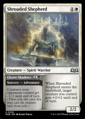 Shrouded Shepherd // Cleave Shadows<br /><span class="collector-number">Collector No. 236</span>