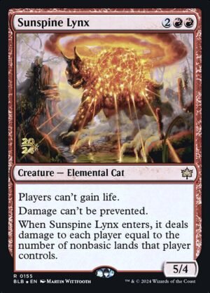 Sunspine Lynx - Foil<br /><span class="collector-number">Collector No. 155s</span>