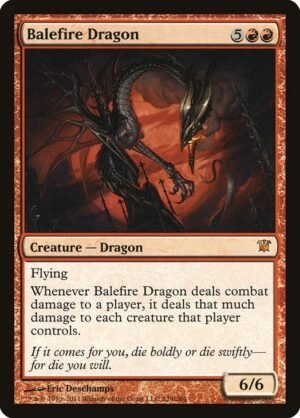 Balefire Dragon<br /><span class="collector-number">Collector No. 129</span>