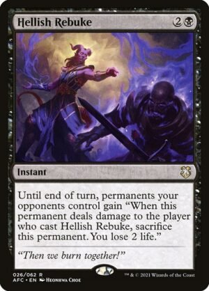Hellish Rebuke<br /><span class="collector-number">Collector No. 26</span>