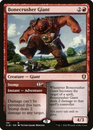 Bonecrusher Giant // Stomp<br /><span class="collector-number">Collector No. 781</span>