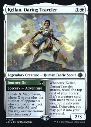 Kellan, Daring Traveler // Journey On - Foil<br /><span class="collector-number">Collector No. 231s</span>