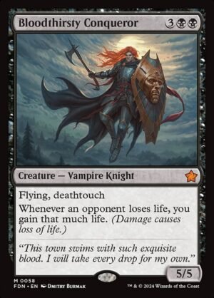 Bloodthirsty Conqueror - Foil<br /><span class="collector-number">Collector No. 58</span>