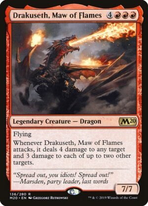 Drakuseth, Maw of Flames<br /><span class="collector-number">Collector No. 136</span>