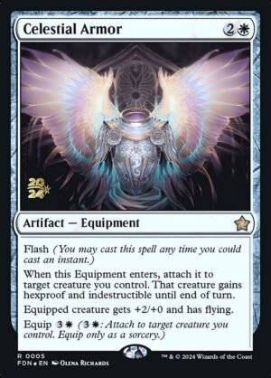 Celestial Armor - Foil<br /><span class="collector-number">Collector No. 5s</span>