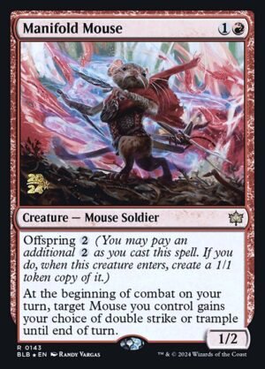 Manifold Mouse - Foil<br /><span class="collector-number">Collector No. 143s</span>