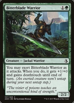 Bitterblade Warrior<br /><span class="collector-number">Collector No. 157</span>