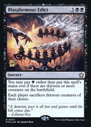 Blasphemous Edict - Foil<br /><span class="collector-number">Collector No. 57s</span>