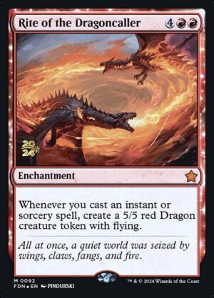Rite of the Dragoncaller - Foil<br /><span class="collector-number">Collector No. 92s</span>