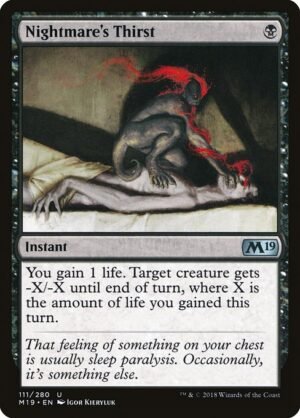 Nightmare's Thirst<br /><span class="collector-number">Collector No. 111</span>
