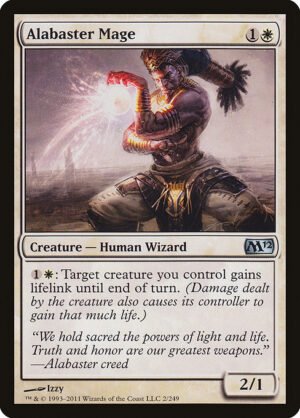 Alabaster Mage<br /><span class="collector-number">Collector No. 2</span>