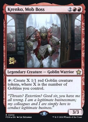 Krenko, Mob Boss - Foil<br /><span class="collector-number">Collector No. 204s</span>