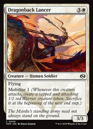 Dragonback Lancer - Foil<br /><span class="collector-number">Collector No. 9</span>