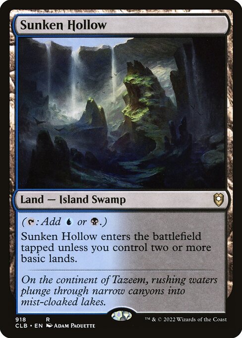 Sunken Hollow<br /><span class="collector-number">Collector No. 918</span>