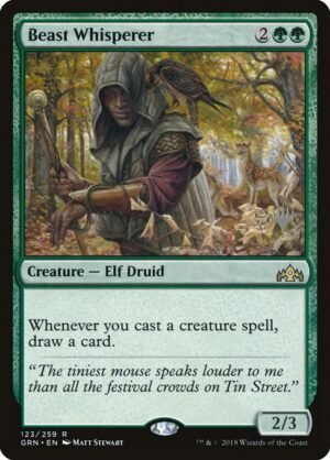 Beast Whisperer - Foil<br /><span class="collector-number">Collector No. 123p</span>