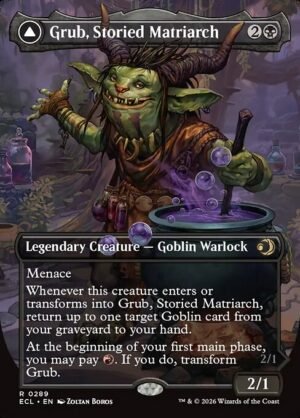 Grub, Storied Matriarch // Grub, Notorious Auntie - Foil<br /><span class="collector-number">Collector No. 289</span>