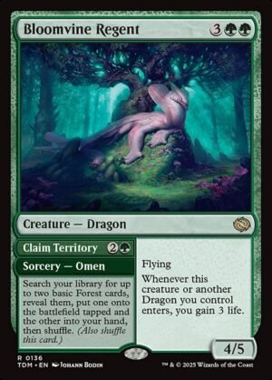 Bloomvine Regent // Claim Territory - Foil<br /><span class="collector-number">Collector No. 136</span>