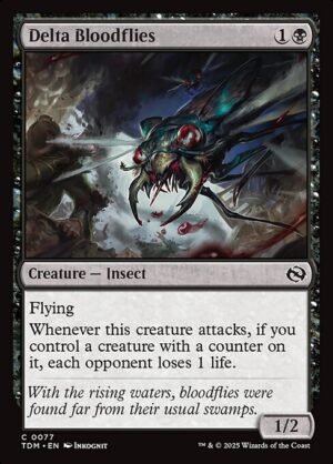 Delta Bloodflies - Foil<br /><span class="collector-number">Collector No. 77</span>