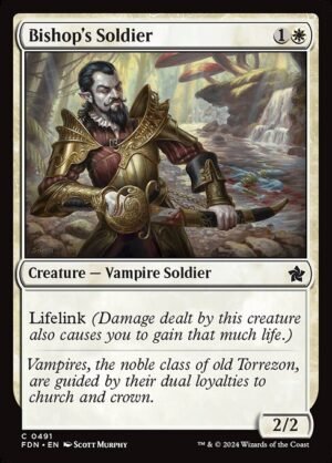 Bishop's Soldier<br /><span class="collector-number">Collector No. 491</span>