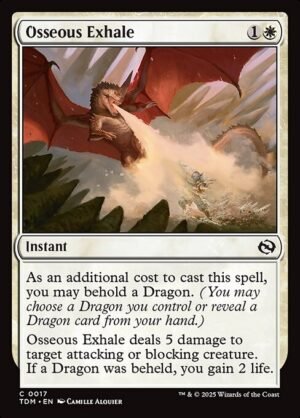 Osseous Exhale - Foil<br /><span class="collector-number">Collector No. 17</span>