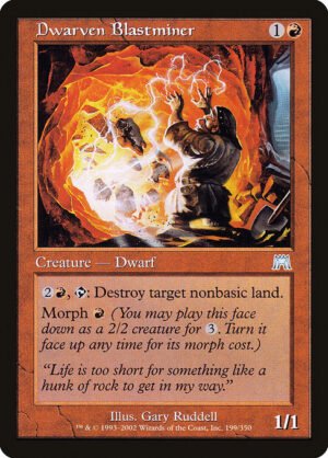 Dwarven Blastminer - Foil<br /><span class="collector-number">Collector No. 199</span>
