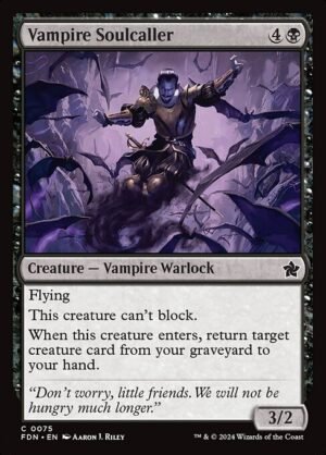 Vampire Soulcaller - Foil<br /><span class="collector-number">Collector No. 75</span>