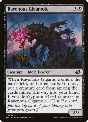 Ravenous Gigamole - Foil<br /><span class="collector-number">Collector No. 113</span>