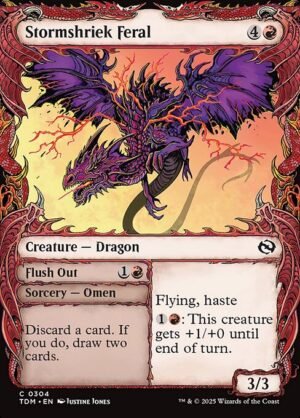 Stormshriek Feral // Flush Out<br /><span class="collector-number">Collector No. 304</span>