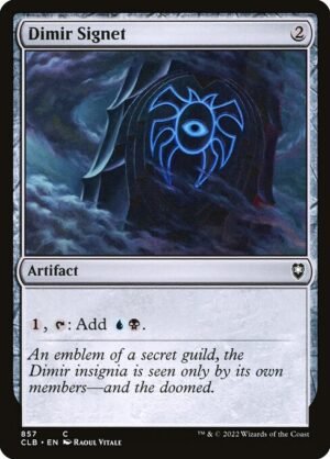 Dimir Signet<br /><span class="collector-number">Collector No. 857</span>