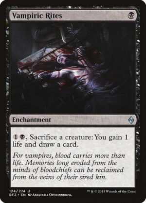 Vampiric Rites - Foil<br /><span class="collector-number">Collector No. 124</span>