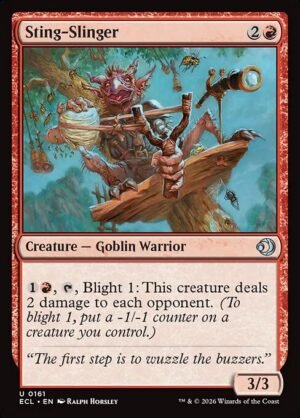 Sting-Slinger<br /><span class="collector-number">Collector No. 161</span>